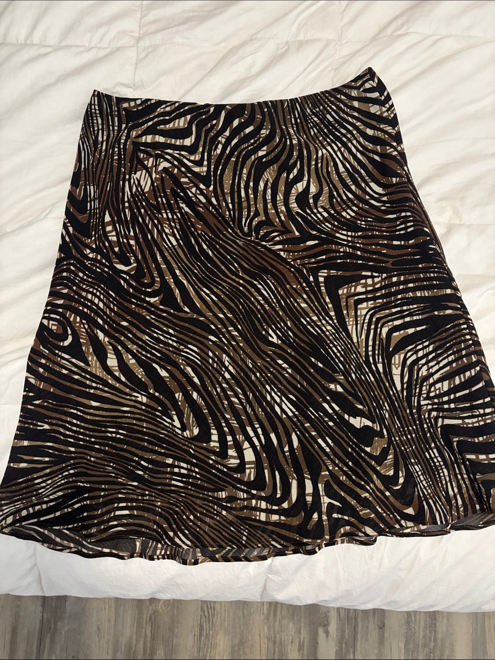 Black & brown George skirt